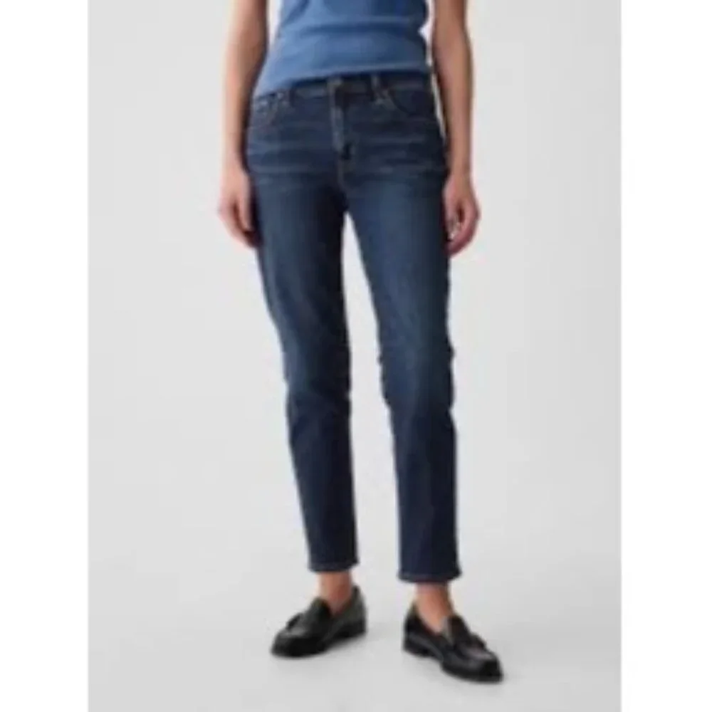 Gap Womens Mid Rise Best Girlfriend Jeans Denim Size 27 - Picture 2 of 10
